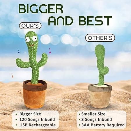 Musical Dancing & Mimicry Cactus Toy