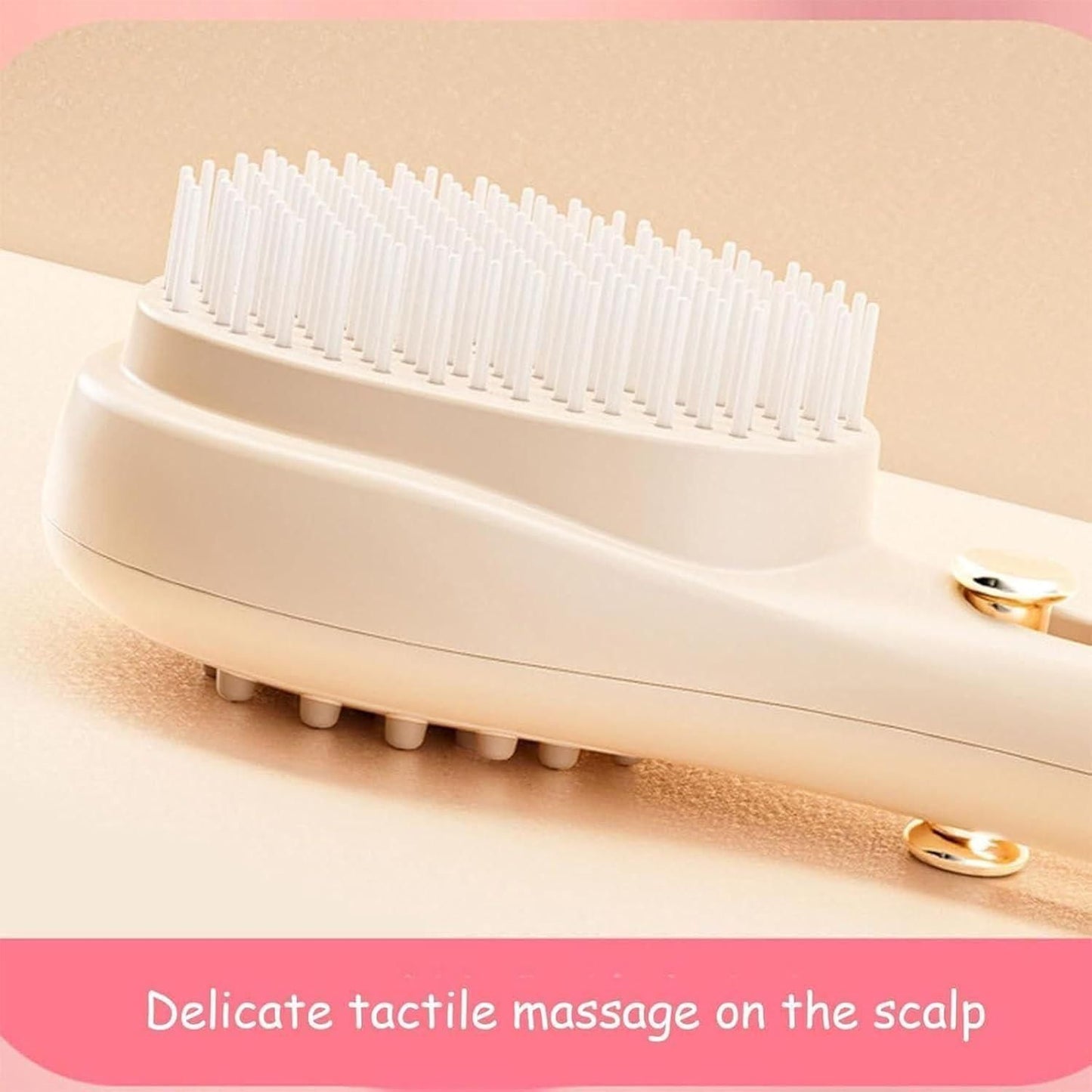 PureEase™ Scalp Massage Comb – Soft Retractable Bristles for Hair Growth & Relaxation