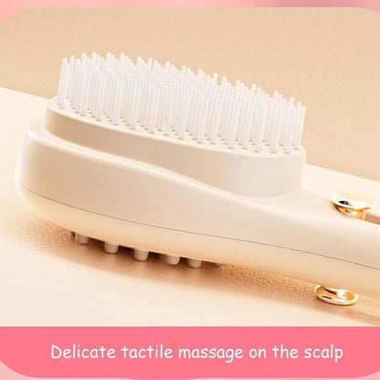 PureEase™ Scalp Massage Comb – Soft Retractable Bristles for Hair Growth & Relaxation