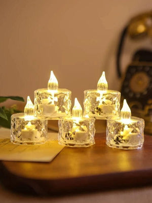 Decorative Crystal Candles (4 Pieces)