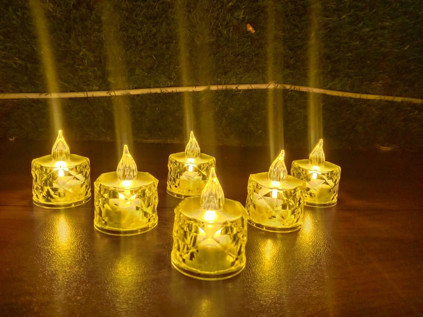 Decorative Crystal Candles (4 Pieces)