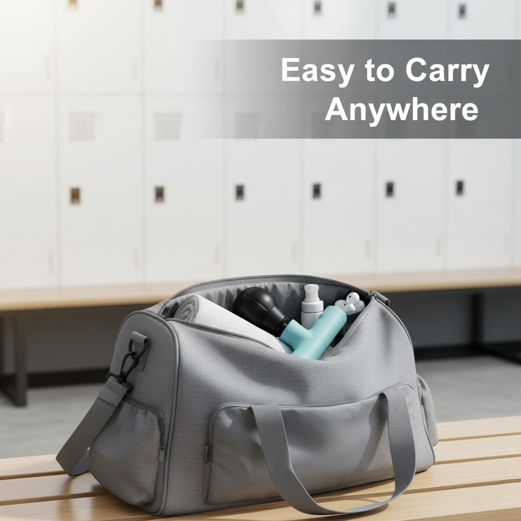 PulseFlex™ Deep Tissue Fascial Massage Gun – Powerful Muscle Recovery & Relaxation Device for Men & Women (Rechargeable, Portable)