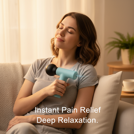 PulseFlex™ Deep Tissue Fascial Massage Gun – Powerful Muscle Recovery & Relaxation Device for Men & Women (Rechargeable, Portable)